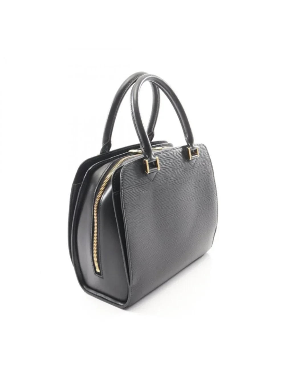Louis Vuitton Pont Neuf Epi Noir Leather Handbag